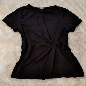 🍃 Express Black Dress Tee Shirt Size L/M